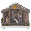 Nativity LED-dekorationslampe, batteridrift, 19 cm