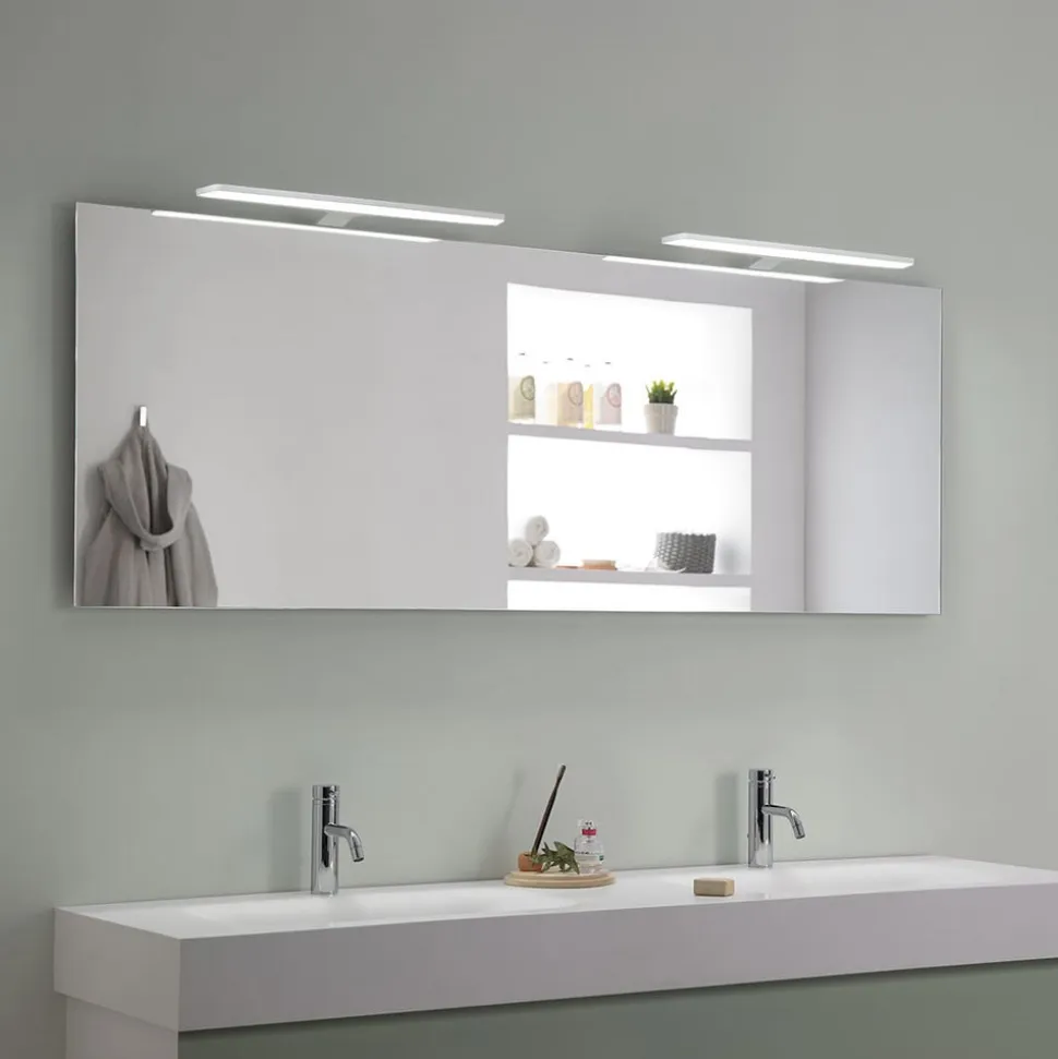 Nayra - hvid LED-spejllampe