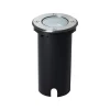 Nedgravningslampe Itch, Ø 11 cm, stål, metal