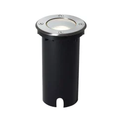 Nedgravningslampe Itch, Ø 11 cm, stål, metal
