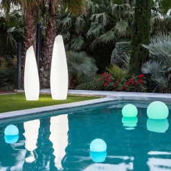 Newgarden Buly LED-solcellekugle IP65, Ø 60 cm