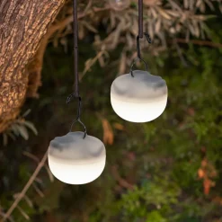 Newgarden Cherry Mini LED genopladelig lampe sæt med 3 hvide