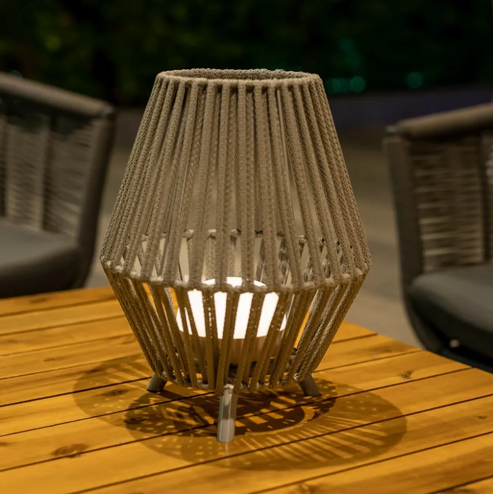 Newgarden Conta LED-bordlampe taupe 32cm