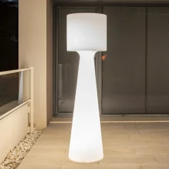 Newgarden Grace LED-gulvlampe, genopladeligt batteri, højde 140 cm