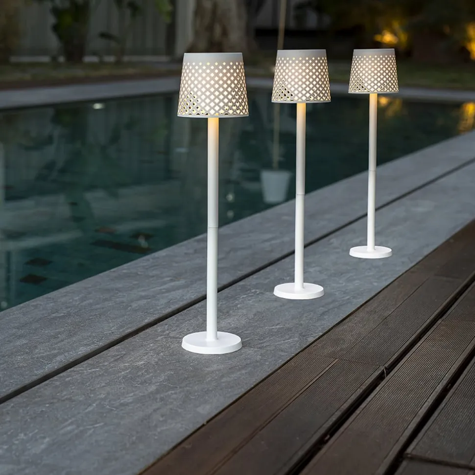Newgarden Greta LED-solcellelampe, hvid