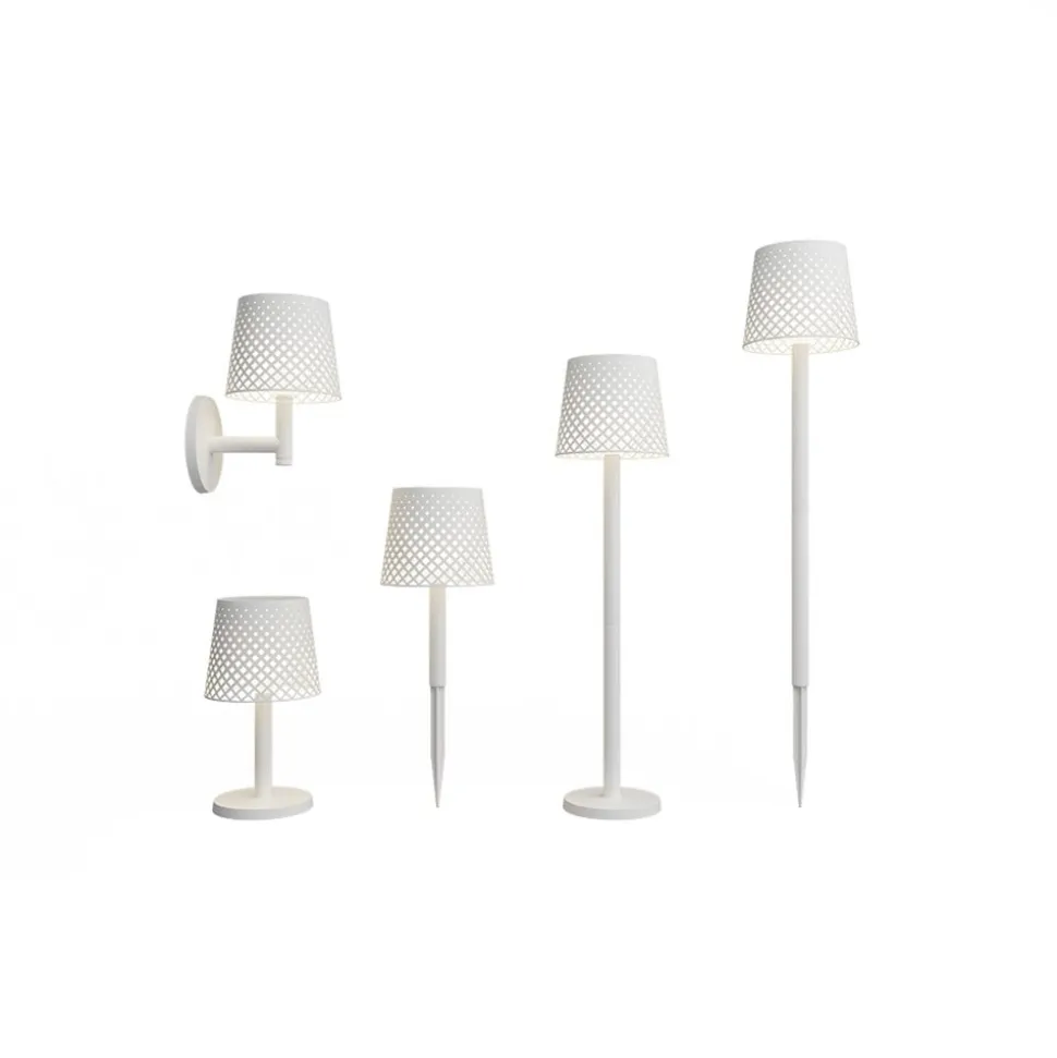 Newgarden Greta LED-solcellelampe, hvid