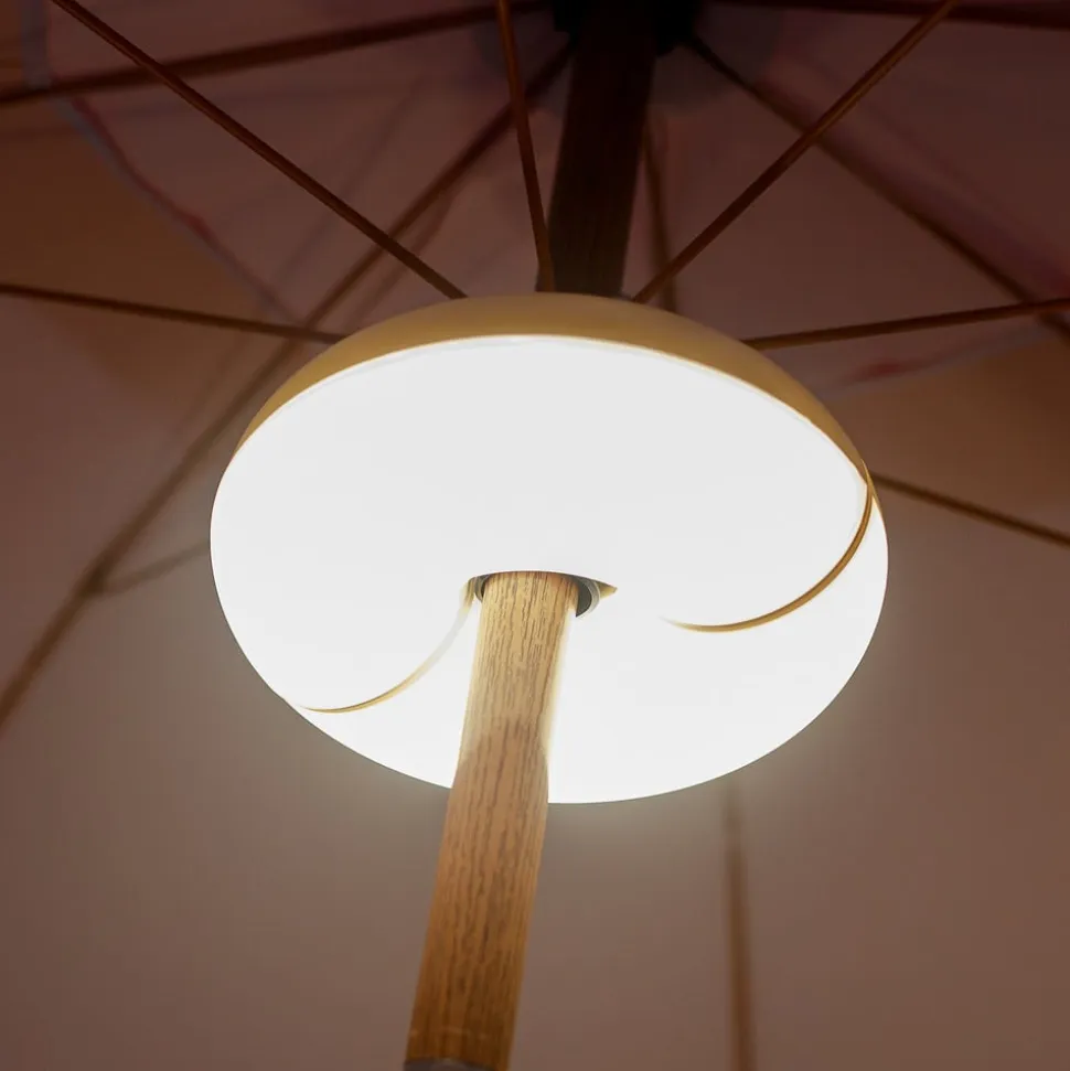 Newgarden LED genopladelig lampe Lima, IP54, RGBW, solskærme