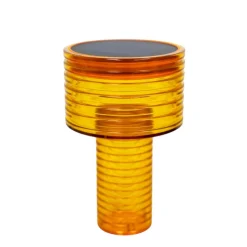 Newgarden LED-solcellelampe Ambar, orange, PMMA, IP44