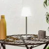 Newgarden Lola Slim LED-bordlampe, batteri, grå