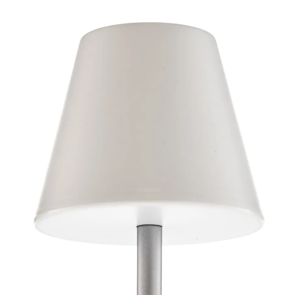 Newgarden Lola Slim LED-bordlampe, batteri, grå