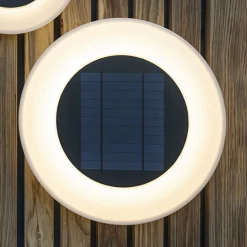 Newgarden Wally LED-solcellelampe til vægmontering, Ø 39 cm