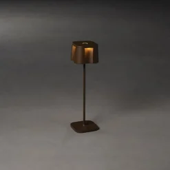 Nice LED-dekorationslampe, USB-ladeport, rust