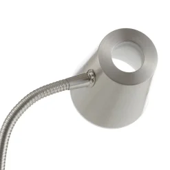 Nikkelfarvet LED bordlampe Narcos