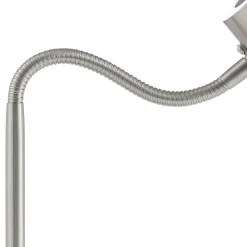 Nikkelfarvet LED bordlampe Narcos