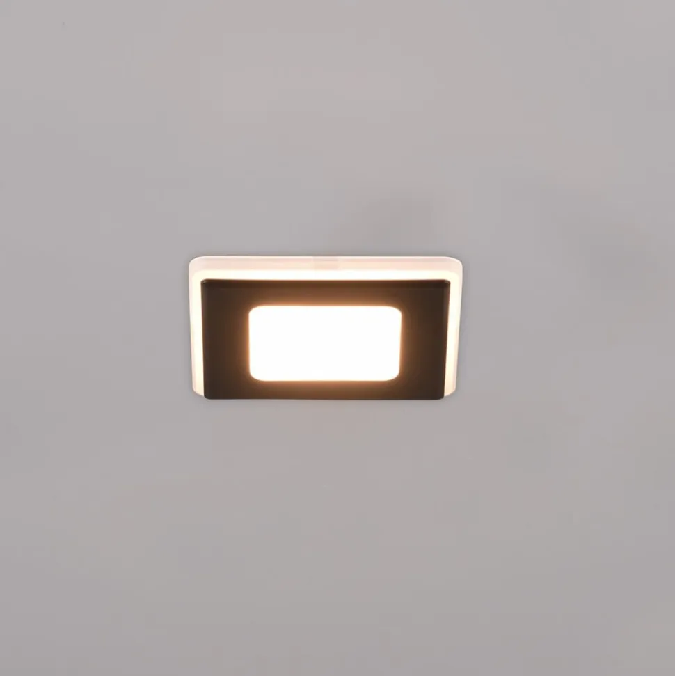 Nimbus LED-lampe IP44 8,5x8,5cm 830 sort