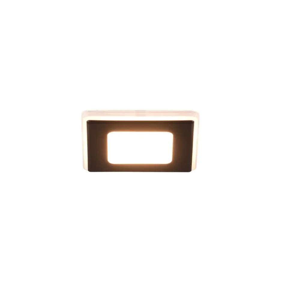 Nimbus LED-lampe IP44 8,5x8,5cm 830 sort