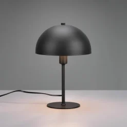 Nola bordlampe, højde 30 cm, sort/guld