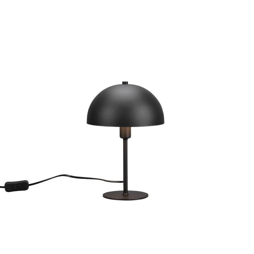 Nola bordlampe, højde 30 cm, sort/guld
