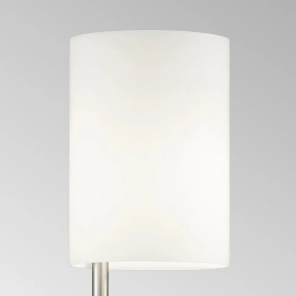 Nola LED-gulvlampe mat nikkel