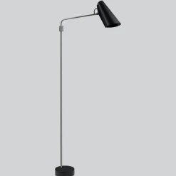 Northern Birdy Swing gulvlampe, sort/stål