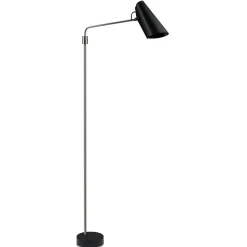 Northern Birdy Swing gulvlampe, sort/stål