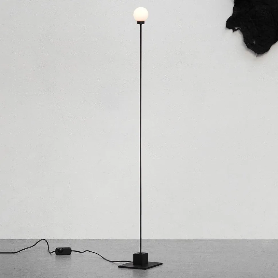 Northern gulvlampe Snowball, sort