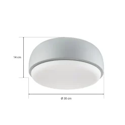 Northern Over Me loftlampe, lyseblå, 30 cm