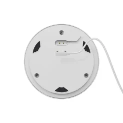 Numotion LED genopladelig bordlampe, hvid, glas, IP54, dæmpbar