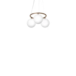 Nuura lysekrone Miira 3 Circular, Ø 54 cm, bronze/opal