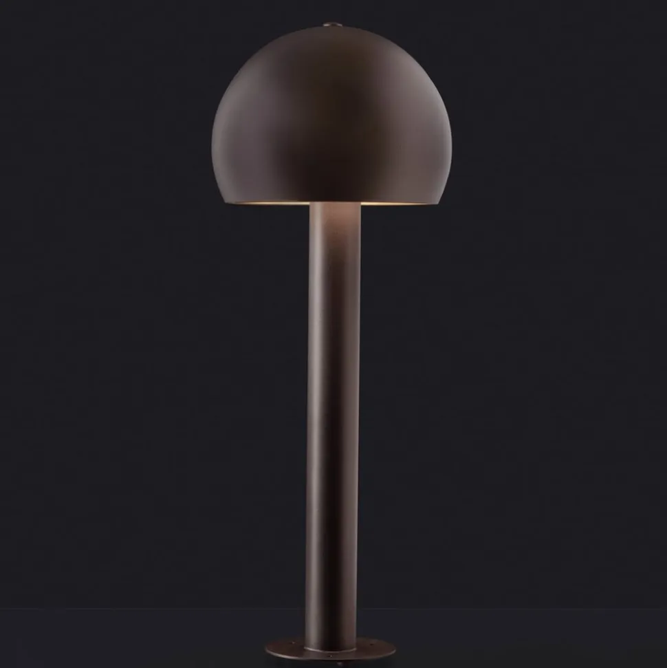 Oluce Otto 329 LED-stibelysning, indisk brun