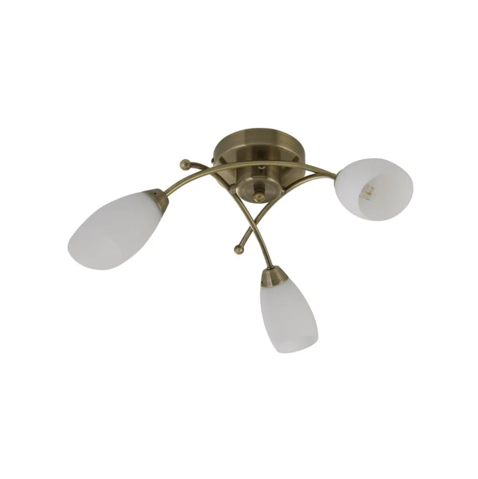 OPERA pragtfuld loftlampe, patineret messing