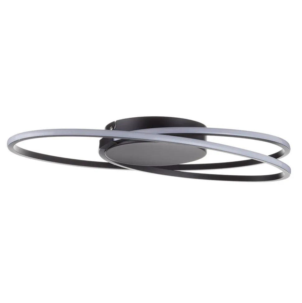Ophelia LED-loftlampe, sort