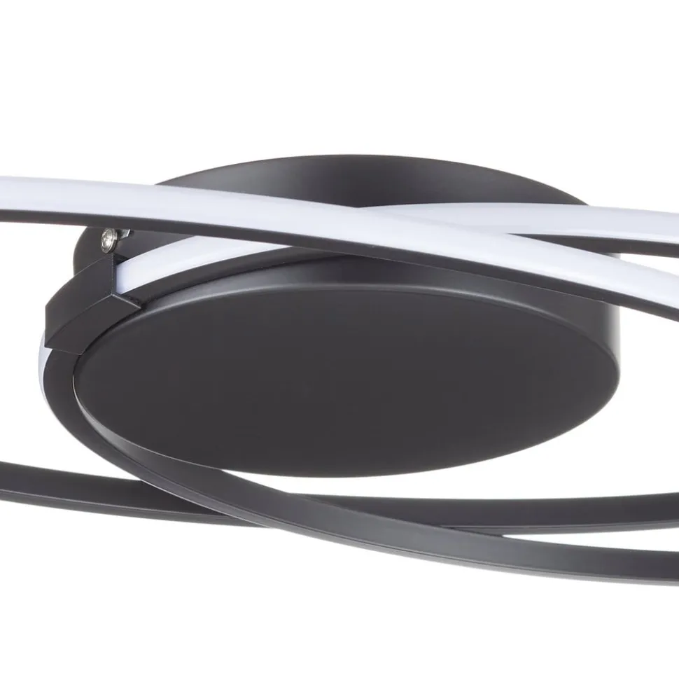 Ophelia LED-loftlampe, sort