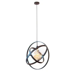 Orbit hængelampe, 3 ringe, 1 lyskilde, sort