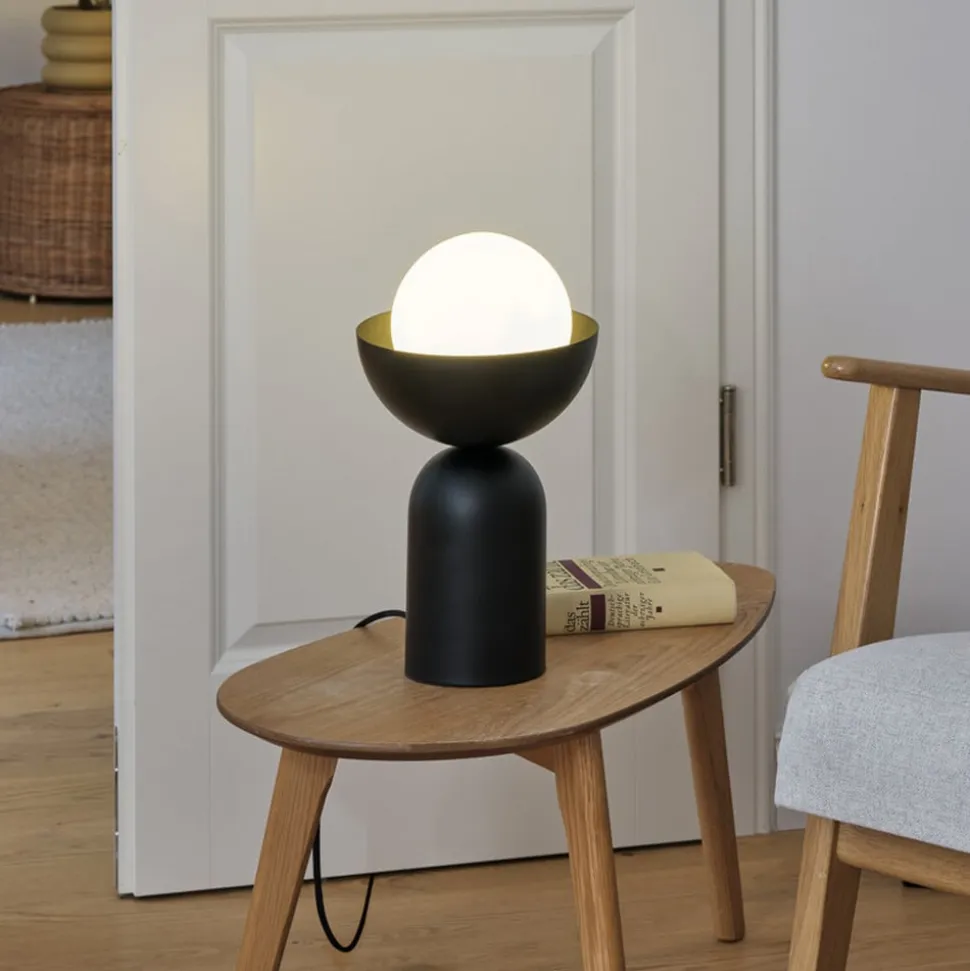 OSRAM bordlampe Decor Bowl, sort, stål, E14