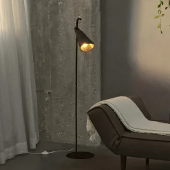 OSRAM gulvlampe Decor Bell, sort, stål, E27, H 120 cm
