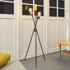 OSRAM gulvlampe Decor Bubble, farverig, 3 lyskilder, stål, E27