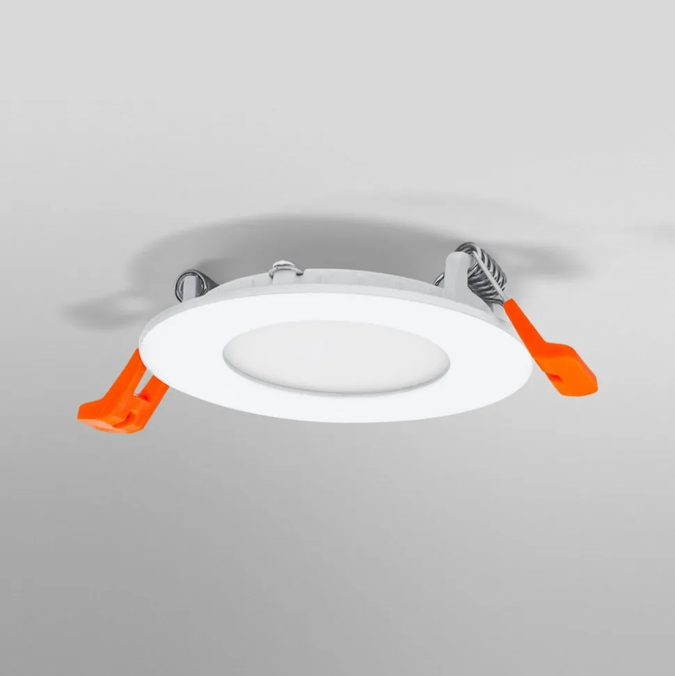 OSRAM indbygget loftlampe med LED SLIM, Ø 9 cm, 6.500 K, hvid