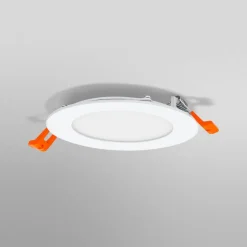 OSRAM indbygget loftlampe med LED SLIM, Ø 12 cm, 3.000 K, hvid