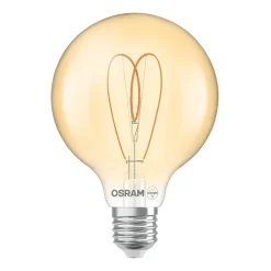 OSRAM LED Vintage G95 E27 8W 922 Heart Filament guld dæmpbar