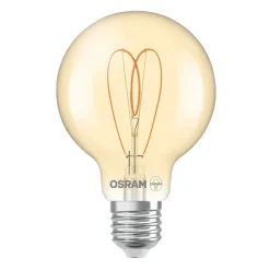 OSRAM LED Vintage G80 E27 4,9W 922 Heart Filament guld dæmpbar
