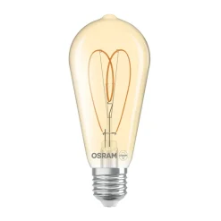 OSRAM LED Vintage ST64 E27 8W 922 Heart Filament guld dæmpbar