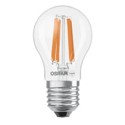 OSRAM LED-filamentpære drop E27 1,2W filament 4000K 255lm