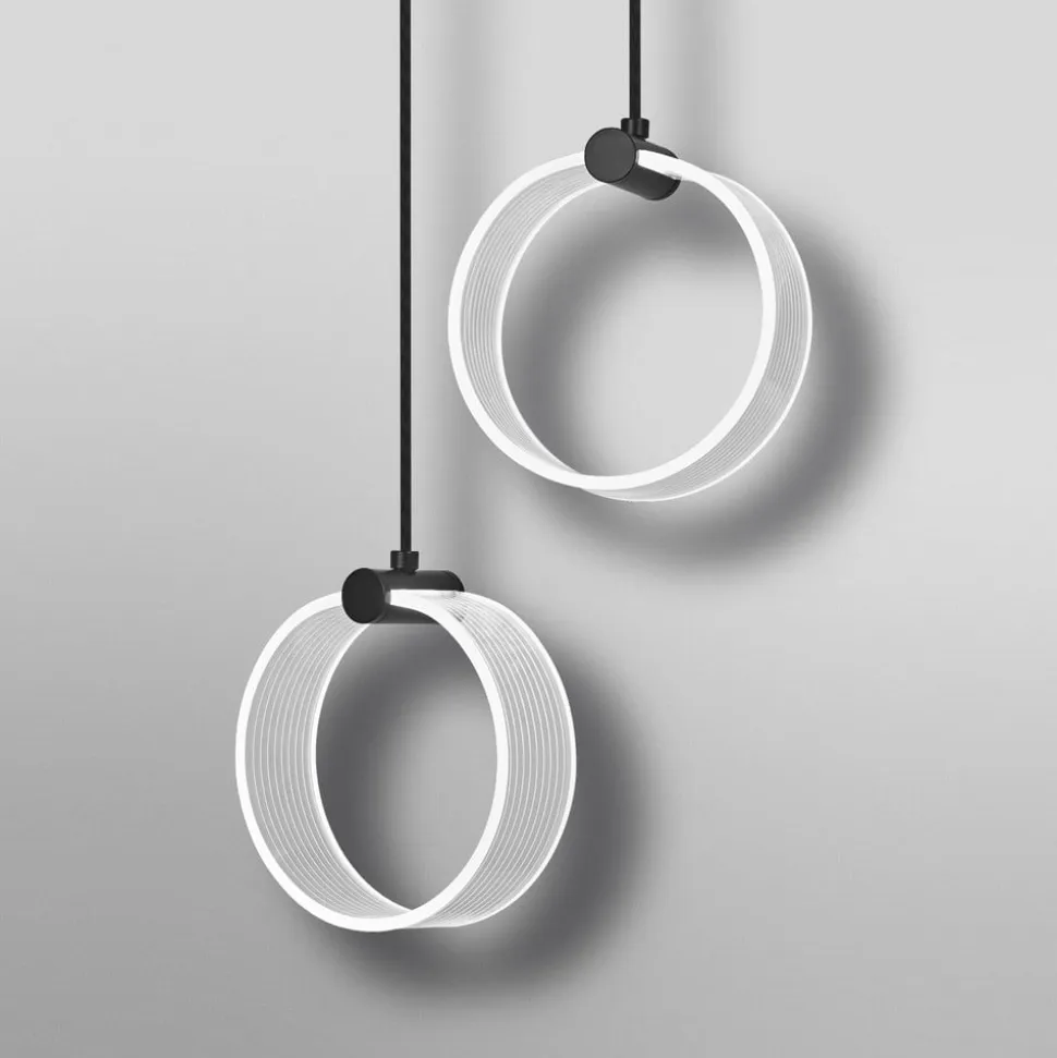 OSRAM LED-hængelampe Decor Circle, 2 lyskilder, CCT, sort