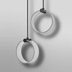 OSRAM LED-hængelampe Decor Circle, 2 lyskilder, CCT, sort