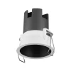 OSRAM LED-indbygningsspot TWIST, hvid/sort, 830, Ø 7 cm metal