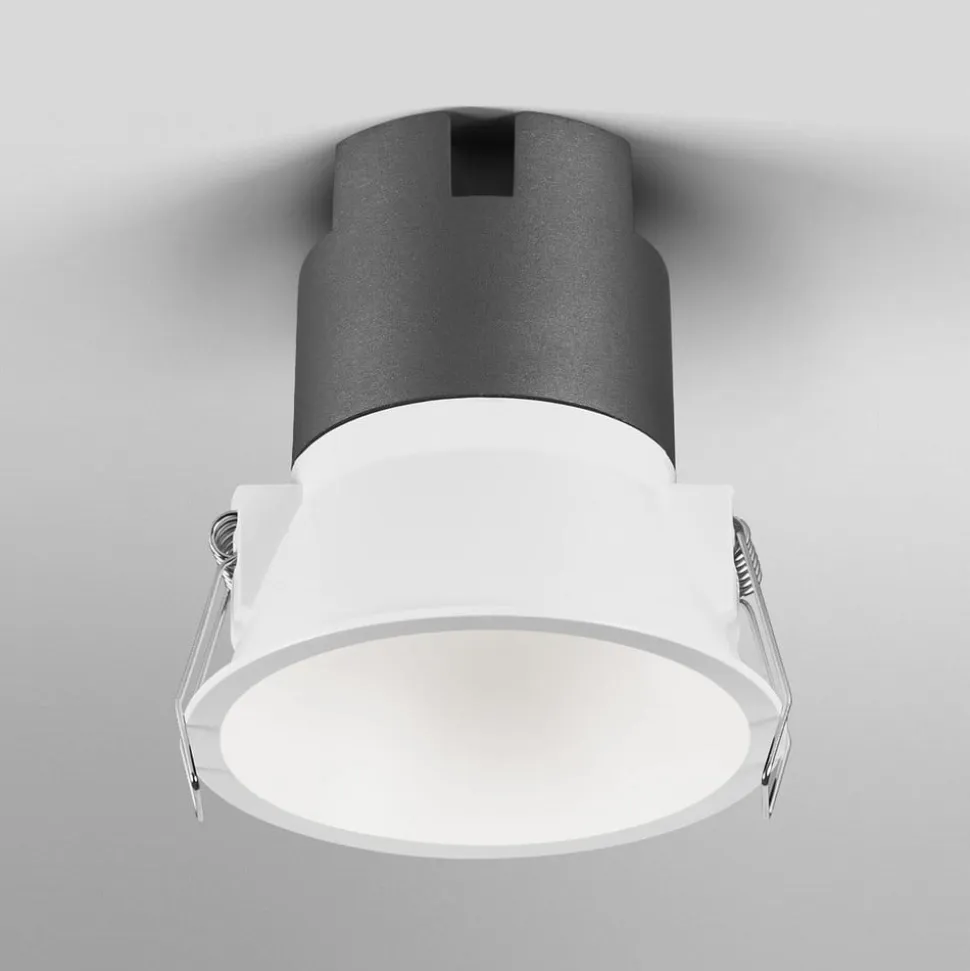 OSRAM LED-indbygningsspot TWIST, hvid/hvid, 830, Ø 9,3 cm, metal