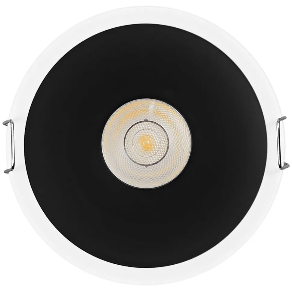 OSRAM LED-indbygningsspot TWIST, hvid/sort 830 Ø 9,3 cm metal