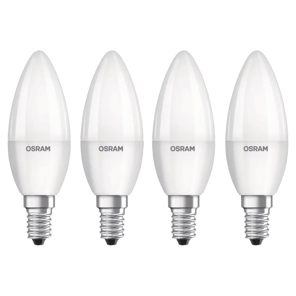 OSRAM LED-kerte E14 Base Retro 4,9 W 4 stk 4.000 K
