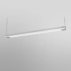 OSRAM LED-kontorhængelampe OFFICE LINE, længde 112 cm hvid afbryder